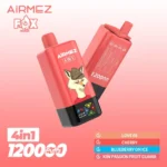 Airmez FOX 4-in-1 120K Jednorazová E-Cigareta – 120 000 Potiahnutí, 4 Príchute v Jednom Zariadení – Obrázok 10