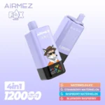 Airmez FOX 4-in-1 120K Jednorazová E-Cigareta – 120 000 Potiahnutí, 4 Príchute v Jednom Zariadení – Obrázok 9