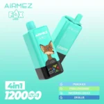 Airmez FOX 4-in-1 120K Jednorazová E-Cigareta – 120 000 Potiahnutí, 4 Príchute v Jednom Zariadení – Obrázok 6