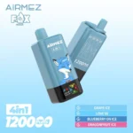 Airmez FOX 4-in-1 120K Jednorazová E-Cigareta – 120 000 Potiahnutí, 4 Príchute v Jednom Zariadení – Obrázok 3