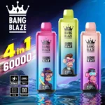 Bang Blaze 60K Puffs – 4-v-1 Aromatický Jednorazový Vape pre Dlhodobé Použitie