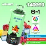 Airmez 140K Puffs 140000 6-in-1 Jednorazová E-Cigareta – Prémiový Zážitok z Vapingu za Skvelú Cenu – Obrázok 8