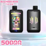 Bang King Twins 50000 Puffs – Dvojitá príchuť, vysokokapacitná jednorazová e-cigareta pre veľkoobchod – Obrázok 4
