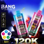 Bang Legend 120K Puffs – 5 v 1 Multichuťový Disposable Vape s 120 000 Potiahnutiami