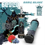 Bang Blaze 60K Shisha – 60 000 ťahov, prémiový jednorazový vape s krištáľovo čistou chuťou – Obrázok 6