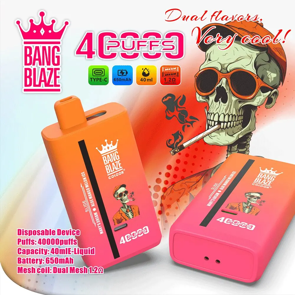 bang-blaze-40k-40000-puffs-main-picture.webp Bang Blaze 40K Puffs – 2-v-1 Vape pre Dlhodobé Vaping Zážitky – Obrázok 1