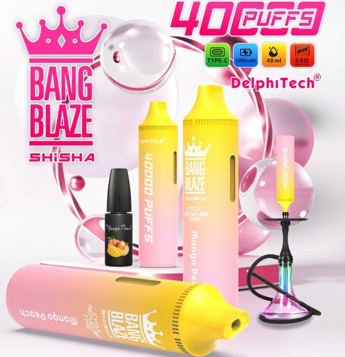 Bang Blaze Shisha 40K reálny produktový obrázok zo SlovakiaVape