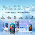 JNR Falcon X 18000 Puffs – Jednorazová e-cigareta s 18 000 potiahnutiami a 24 ml liquidu – Obrázok 29