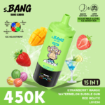 Bang Leader 450K 15-in-1 Vape – 450000 Potiahnutí,Multi Flavor Jednorazová E-cigareta – Obrázok 4