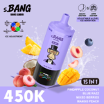 Bang Leader 450K 15-in-1 Vape – 450000 Potiahnutí,Multi Flavor Jednorazová E-cigareta – Obrázok 12