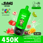 Bang Leader 450K 15-in-1 Vape – 450000 Potiahnutí,Multi Flavor Jednorazová E-cigareta – Obrázok 14
