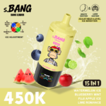 Bang Leader 450K 15-in-1 Vape – 450000 Potiahnutí,Multi Flavor Jednorazová E-cigareta – Obrázok 15