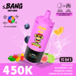 Bang Leader 450K 15-in-1 Vape – 450000 Potiahnutí,Multi Flavor Jednorazová E-cigareta – Obrázok 8