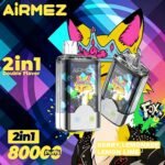 AiRMEZ Fox 2-in-1 | Až 80 000 ťahov | Dvojpríchuťová e-cigareta TPD certifikovan – Obrázok 10