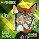 AiRMEZ Fox 2-in-1 | Až 80 000 ťahov | Dvojpríchuťová e-cigareta TPD certifikovan – Obrázok 9