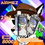 AiRMEZ Fox 2-in-1 | Až 80 000 ťahov | Dvojpríchuťová e-cigareta TPD certifikovan – Obrázok 8