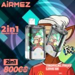 AiRMEZ Fox 2-in-1 | Až 80 000 ťahov | Dvojpríchuťová e-cigareta TPD certifikovan – Obrázok 6