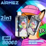 AiRMEZ Fox 2-in-1 | Až 80 000 ťahov | Dvojpríchuťová e-cigareta TPD certifikovan – Obrázok 5
