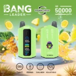 Bang Leader 50000 Potiahnutí 50k Dvojitá chuť Digitálny displej Jednorazová vape