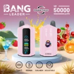 Bang Leader 50000 Potiahnutí 50k Dvojitá chuť Digitálny displej Jednorazová vape – Obrázok 11