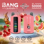 Bang Leader 50000 Potiahnutí 50k Dvojitá chuť Digitálny displej Jednorazová vape – Obrázok 10
