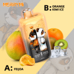 MerryMi Panda Twins 40K Puffs – Dvojpríchuťová jednorazová e-cigareta s 28 ml náplňou a až 40 000 potiahnutiam – Obrázok 6