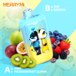 MerryMi Panda Twins 40K Puffs – Dvojpríchuťová jednorazová e-cigareta s 28 ml náplňou a až 40 000 potiahnutiam – Obrázok 4