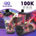 QQ Bang 100K | 100 000 potiahnutí, sieťová špirála, 12 príchutí, nabíjanie cez Type-C – Obrázok 3