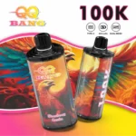QQ Bang 100K | 100 000 potiahnutí, sieťová špirála, 12 príchutí, nabíjanie cez Type-C – Obrázok 9