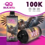 QQ Bang 100K | 100 000 potiahnutí, sieťová špirála, 12 príchutí, nabíjanie cez Type-C