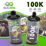 QQ Bang 100K | 100 000 potiahnutí, sieťová špirála, 12 príchutí, nabíjanie cez Type-C – Obrázok 6