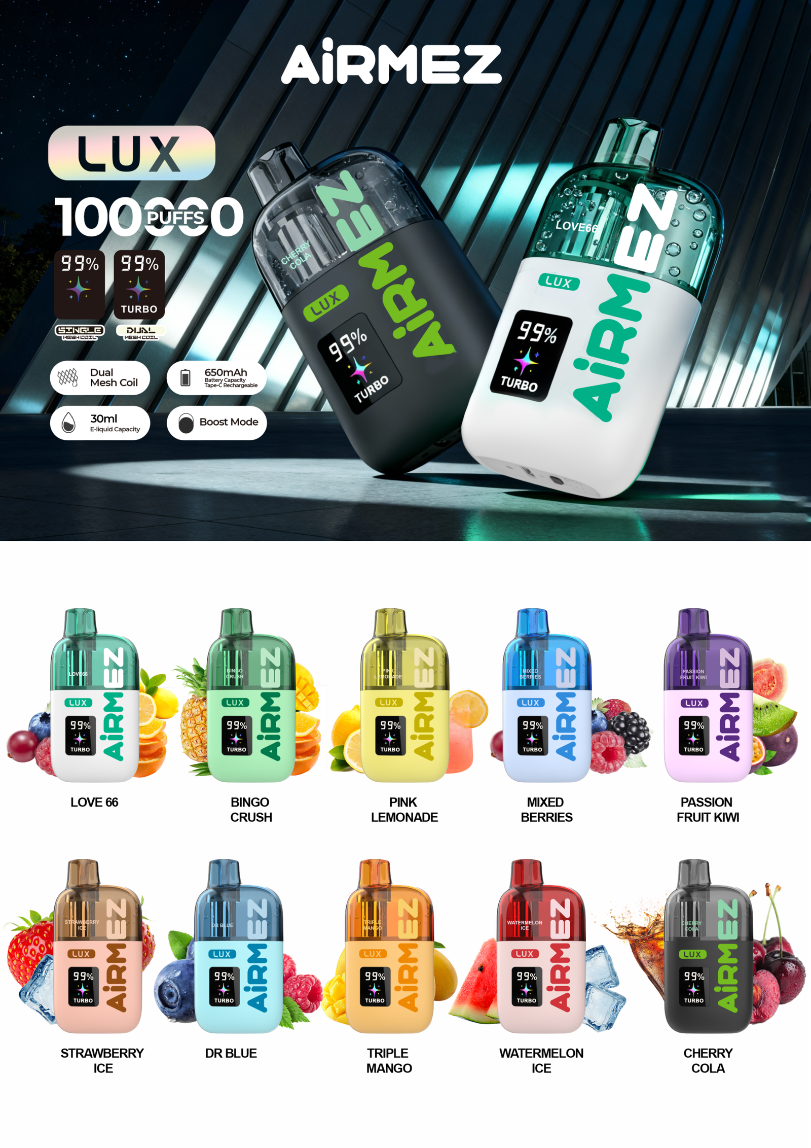 Bang QQ 100K jednorazová vape