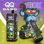 QQ Bang 180K Disposable Vape – 180000 Potiahnutí, 4v1 Príchute, Dual Mesh Coil, Smart Display – Obrázok 5