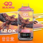 QQ BANG 120K Puffs | Jednorazová e-cigareta s LED displejom a až 120 000 potiahnutiami – Obrázok 6