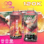 QQ BANG 120K Puffs | Jednorazová e-cigareta s LED displejom a až 120 000 potiahnutiami – Obrázok 3