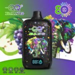 QQ Bang 80000 Potiahnutí – Inteligentná Jednorazová E-cigareta s HD LCD Displejom – Obrázok 2