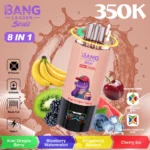 Bang Leader Stoll 350K 8 v 1 s príchuťami Kiwi Dragon Berry, Blueberry Watermelon, Strawberry Banana a Cherry Ice