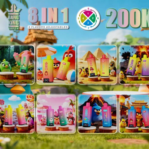 Prehľad ôsmich príchutí Bang King 200K 8 v 1