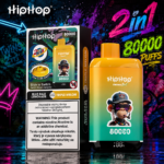 Čierno-zelený Hiphop Twins 80K 2 v 1 s originálnym balením