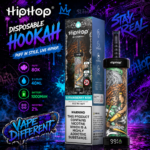 Hiphop Disposable Hookah 80K s motívom tigra a originálnym balením