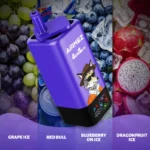 Airmez Fox 120K 4in1 Pro – nabíjateľná jednorazová e-cigareta so 120 000 potiahnutiami a smart displejom – Obrázok 4