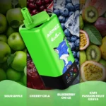 Airmez Fox 120K 4in1 Pro – nabíjateľná jednorazová e-cigareta so 120 000 potiahnutiami a smart displejom – Obrázok 3