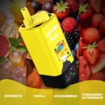 Airmez Fox 120K 4in1 Pro – nabíjateľná jednorazová e-cigareta so 120 000 potiahnutiami a smart displejom – Obrázok 2